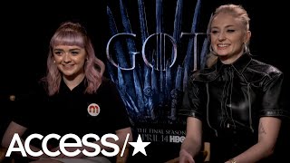 Sophie Turner amp Maisie Williams Cant Wait For Their Own Happily Ever After Once GoT Ends [upl. by Socin]