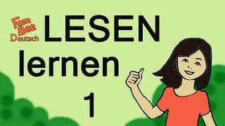 Deutsch lesen lernen für Kinder Teil 1 [upl. by Noivax]