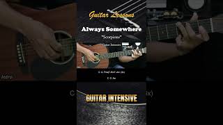 Always Somewhere  Scorpions  EASY Guitar Lessons  Chords  Guitar Tutorial chordgitar [upl. by Nirtiac]