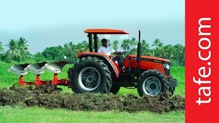 Reversible Mouldboard Plough Works Best With TAFE Tractors [upl. by Malek86]