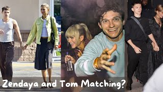 Zendaya and Tom Holland Spotted in Matching Outfits Fans Cant Get Enough of Their Love [upl. by Esta]