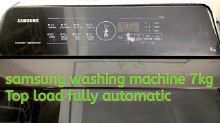 Samsung top load fully automatic washing machine demo in Tamil washingmachine topload digital [upl. by Sanborn]