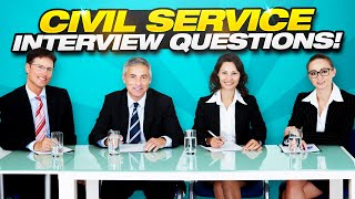 CIVIL SERVICE INTERVIEW QUESTIONS amp ANSWERS How To PASS A Civil Service Behaviours Interview [upl. by Arikahs151]