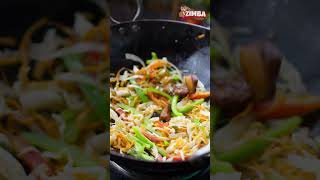 Rajbir Kaurs Healthy and Tasty Chicken Noodles Stir fry Recipe with Zimba Ready to Eat Noodles 🍜 [upl. by Meunier]