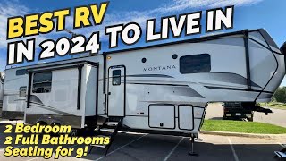 Is this THE NEW BEST RV to live in with 2 Bedrooms 2024 Keystone Montana 3915TB [upl. by Calley890]