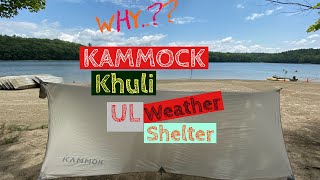 Kammok Khuli Ultralight Weather shelter How to set up kammok ultralightbackpacking [upl. by Lynnelle652]