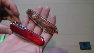 victorinox plus scales compared to regular ones [upl. by Artap]