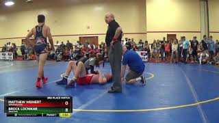 CADET 182 Matthew Weinert Washington Vs Brock Locnikar Arizona [upl. by Eluj]