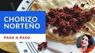 Chorizo Norteño Estilo Sonora Fácil rápido y 100 natural  Es con Acento [upl. by Einafpets472]