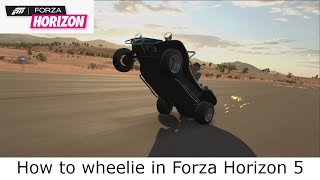 Forza Horizon 5  Wheelie build  1971 Meyers Manx [upl. by Aihsatsan]