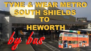 Tyne amp Wear Metro  Replacement Bus  South Shields to Heworth [upl. by Lindahl]