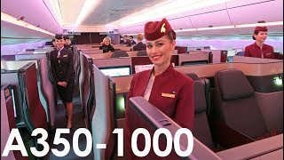 Qatar Airways The Worlds FIRST A3501000 Flight [upl. by Sukcirdor759]