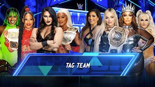 Liv Morgan Raquel Rodriguez Nia Jax Tiffany Stratton vs Rhea Ripley Bianca Belair Jade Cargill Naomi [upl. by Ela368]