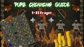 Chinning Guide for Pures 2019 131 Prayer OSRS [upl. by Chryste154]