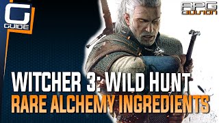 Witcher 3 The Wild Hunt  Rare Alchemy Ingredients Merchant Crows Eye Ranogrin Mold [upl. by Nnylassej]