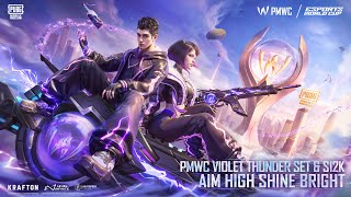 The 2024 PMWC Violet Thunder Set amp S12K Are Here  PUBG MOBILE ESPORTS [upl. by Chloris230]