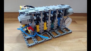 LEGO MOC  Pneumatik Kompressor mit Druckschalter [upl. by Asil]