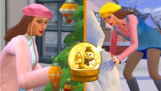 Getting festive by completing the ‘enjoying Winterfest’ aspiration  Sims 4 aspiration [upl. by Rodrich]