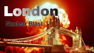 nuclear bomb on london simulation [upl. by Frasco]