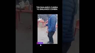 YO BAILANDO CUMBIA TINI BAILANDO CUMBIA memes shorts cumbia [upl. by Korey109]