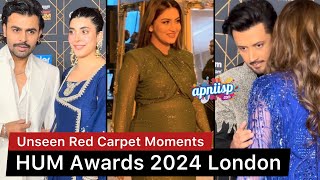 Hum Awards 2024 London Red Carpet with Hiba Bukhari Urwa Farhan Saeed Atif Aslam Ramsha Khan [upl. by Onil351]