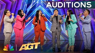 Filipino Singers L6 Perform quotAll By Myselfquot by Celine Dion  Auditions  AGT 2024 [upl. by Einniw]