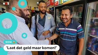 Piepkleine winkel verkoopt winnend lot van 1 miljard [upl. by Laurentia]