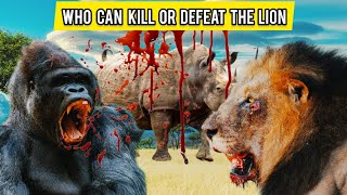 6 Strong Animals to Defeat or Kill Lions [upl. by Lissie399]