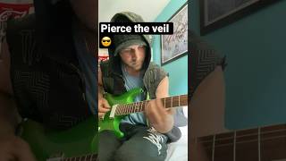 PIERCE THE VEIL a match into water guitar cover [upl. by Rednaxela]