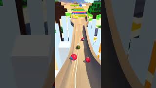 Marbles Running On Track marblerun race satisfying youtubeshorts [upl. by Shevlo589]