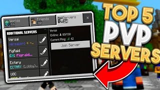 Minecraft Top PVP Server Ip in Minecraft😍 pocket edition for 121 [upl. by Cobb]