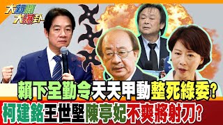 賴下全勤令天天甲動整死綠委柯建銘王世堅陳亭妃不爽將射刀【大新聞大爆卦】精華版1 大新聞大爆卦HotNewsTalk [upl. by Larissa]