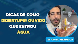 Desentupir o ouvido cheio de cera e água [upl. by Adniuqal767]