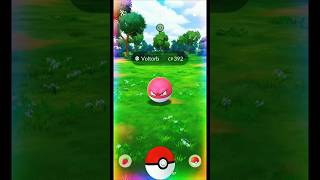 I Caught Voltorb in Pokemon GO Indonesia Shorts Voltorb PokemonGOGameplay [upl. by Hairabez]