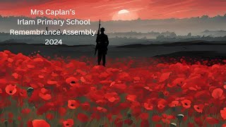 Mrs Caplans Irlam Primary School Remembrance Assembly 2024 [upl. by Mixam]