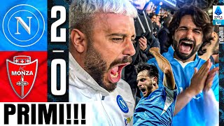 🤫 PRIMI NAPOLI 20 MONZA  LIVE REACTION NAPOLETANI AL MARADONA HD [upl. by Eetnahc]