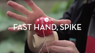 Kendama USA  Trick Tutorial  Intermediate  Fast Hand Spike [upl. by Ladnyk]