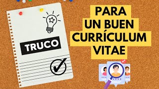 Cómo Crear un Currículum Vitae✅👉Haz tu curriculum paso a paso📝Crear un buen curriculum 2024✍ [upl. by Henig]