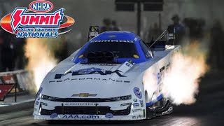 2023 NHRA Summit Nationals  Funny Car Night Qualifying Q1  Norwalk OH [upl. by Christos]