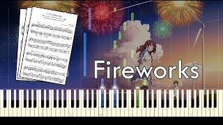 Uchiage Hanabi quotFireworksquot  Piano Cover 『打上花火』ピアノ楽譜 [upl. by Nyleve]