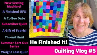 A Finished UFO amp more Quilting updates Vlog 5 [upl. by Jacquetta997]