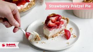 Strawberry Pretzel Pie [upl. by Isoj]