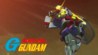 Nobel Gundam vs Knight Superior Dragon  Mobile Suit G Gundam  SD Gundam G Generation Cross Rays [upl. by Lletnohs]