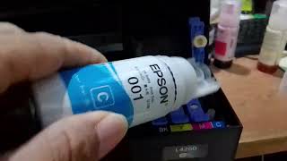 UNBOX EPSON L4260 Printer refill ink [upl. by Orodisi]