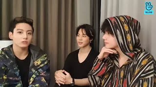 ENG SUB BTS V TAEHYUNG JIMIN amp JUNGKOOK LIVE VLIVE PART 1 [upl. by Othilie]