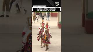 78th Independence Day Tourists enjoy Beating Retreat ceremony at IndiaPak border in Gujarat [upl. by Prima337]