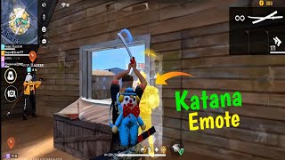 Katana Emote In Free Fire  Rockstar Gamerz tgrnrz freefire [upl. by Notliw]