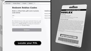 How to redeem a Roblox Gift Card [upl. by Lezirg180]