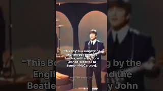 THIS BOY  THE BEATLES  Live at the Morecambe and Wise Show 1963 [upl. by Cozmo]