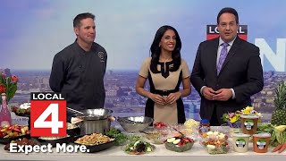 National Salad Month Chef stops by Local 4 to talk salad [upl. by Flinn]